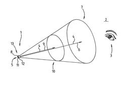 3-D sensor with adaptive transmitting power for monitoring an area