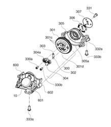 Rotary operation unit capable of reducing operation sounds and electronic apparatus having the same