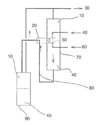 Method and apparatus for evaporating hydrogen halide and water from biomass hydrolyzates containing halogen acid