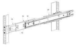 Adjustable bracket assembly and slide assembly