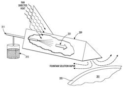 Systems and methods for ink-based digital printing using a vapor condensation dampening fluid delivery system