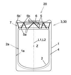 Suspension System for an Inner Container Mounted for Thermal Insulation in an Outer Container and Container Arrangement