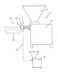 Apparatus and method for manufacturing a strand of a pasty mass