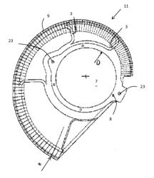 Method, device and measuring device for cutting open foodstuff