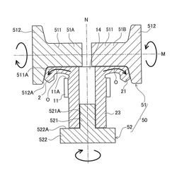 Method for manufacturing multi-stage gear, and multi-stage gear