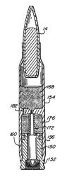 Combination gas operated rifle and subsonic cartridge