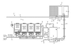 APPARATUS AND METHOD FOR HYBRID WATER HEATING AND AIR COOLING AND CONTROL THEREOF