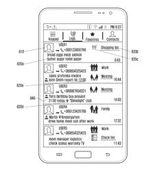 ELECTRONIC DEVICE AND METHOD FOR DISPLAYING CALL INFORMATION THEREOF