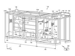 Milking box with robotic attacher