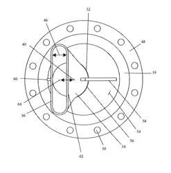 Flared inlet insert for introducing flow into a flash tank