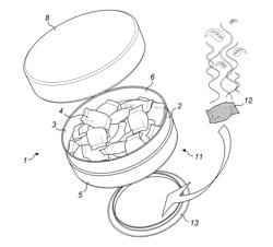 CONTAINER COMPRISING A FIRST CHAMBER AND A SECOND CHAMBER