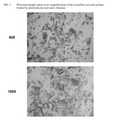 Intravenous formulation with water-soluble cocrystals of acetylsalicylic acid and theanine