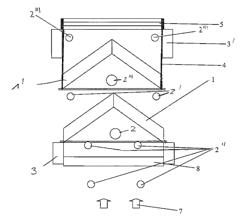 Tube separator as a separator of very fine particles for reducing fine dust emissions and avoiding stack rain