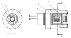 Sensor for measuring pressure and/or force