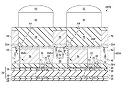 Deep trench isolation with air-gap in backside illumination image sensor chips