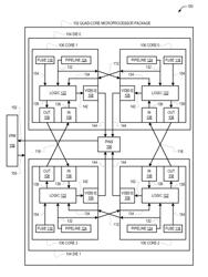 Distributed management of a shared clock source to a multi-core microprocessor