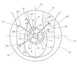 DEVICE FOR REDUCING THE DRIVING POWER REQUIREMENT OF A WATERCRAFT