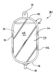 Multilayer film for medical solution pouches having reduced proficiency for forming bubbles