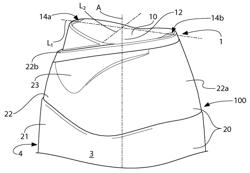 Invertible bottle with an improved closure