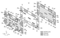 Fuel cell having an improved gas channel