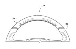 Steering wheel light bar