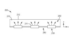 Illumination device having viscoelastic lightguide