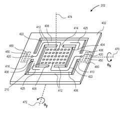 Micro pick up array with integrated pivot mount