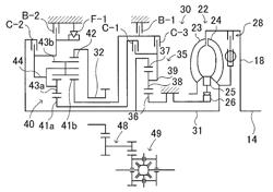 Control device for transmission and braking torque generating determination method for transmission