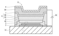 Organic light-emitting element with hole injection layer having concave portion