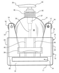 Container orienting holder with roller supports and a container orienting method