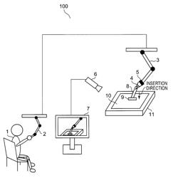 Control apparatus and control method for master slave robot, robot, control program for master slave robot, and integrated electronic circuit for control of master slave robot