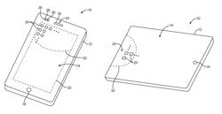 Electronic device with display brightness control