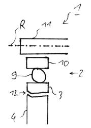 BEARING ARRANGEMENT COMPRISING A BACKUP BEARING