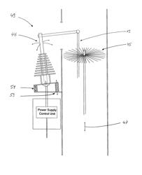 Electrostatic fine dust filter system, retainer for an electrode, and electrode therefor