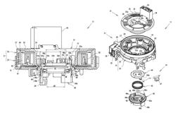 Rotatable connector device with two parts engaged with each other at two opposite positions