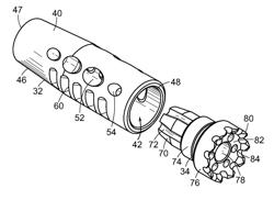 Muzzle brake for firearm