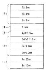 Storage element, storage apparatus, and magnetic head