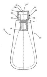 LIQUID DISPENSER AND DISCHARGE HEAD FOR SAME