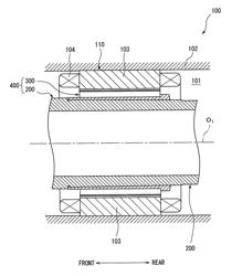 ROTOR COMPONENT MEMBER, ROTATING AXIS, ROTOR, MOTOR, AND MACHINE TOOL