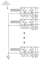 ELECTROSTATIC DISCHARGE PROTECTION FOR A MAGNETORESISTIVE SENSOR