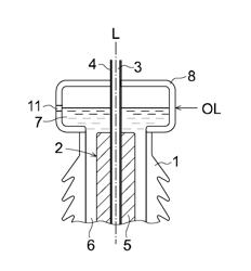 Electrical Power Component Containing An Insulating Fluid And A Condenser Core