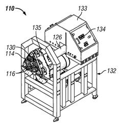 Lattice cutting machine system