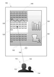 Eye tracking based selectively backlighting a display