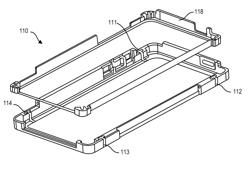 Metallic protective case for electronic device