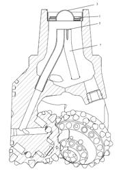 ROTARY DRILL BIT AIR/WATER SEPARATOR