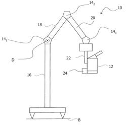 Retaining device for an instrument