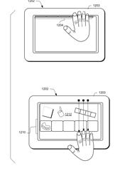 Radial menus with bezel gestures