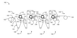 ROLL-TO-ROLL ELECTROLESS PLATING SYSTEM WITH LIQUID FLOW BEARING