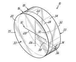 RETICLE PIECE HAVING LEVEL INDICATING DEVICE