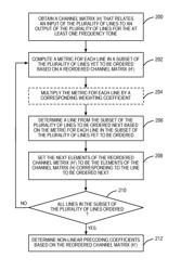 SYSTEMS AND METHODS FOR DETERMINING NON-LINEAR PRECODING COEFFICIENTS